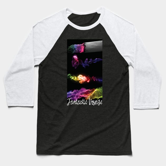 FANTASTIC VOYAGE Baseball T-Shirt by dopeazzgraphics